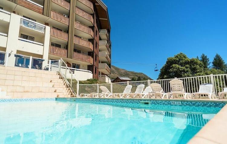 Appartement Dans Residence 4* Les Bergers- Alpe D'Huez Exterior foto